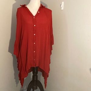 Brand new never worn free people tunic